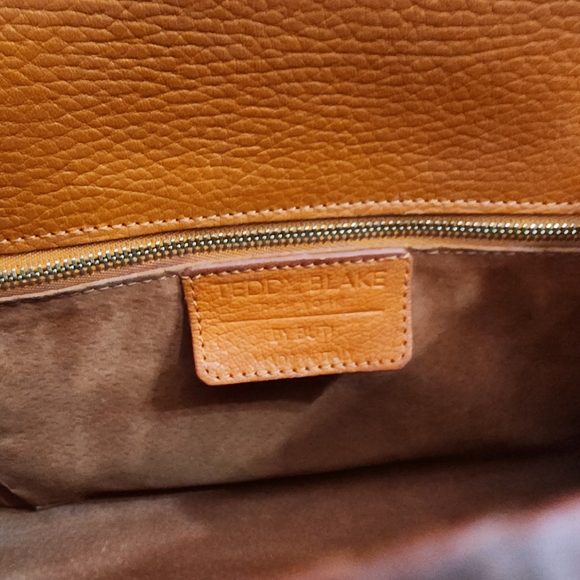 Rare orange clemence with gold hardware Teddy Blake Buti eva kelly bag - Picture 8 of 10
